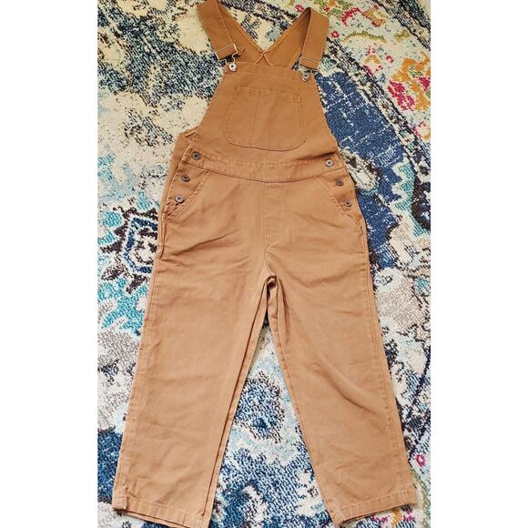 Vtg Iron & Resin Overalls XS Rust Denim Workwear Up To 32